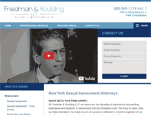 Tablet Screenshot of joshuafriedmanesq.com